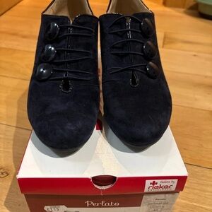 Rieker Black Heeled Shoes